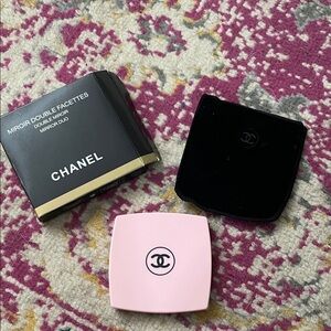 CHANEL Pink Double Facettes Mirror
